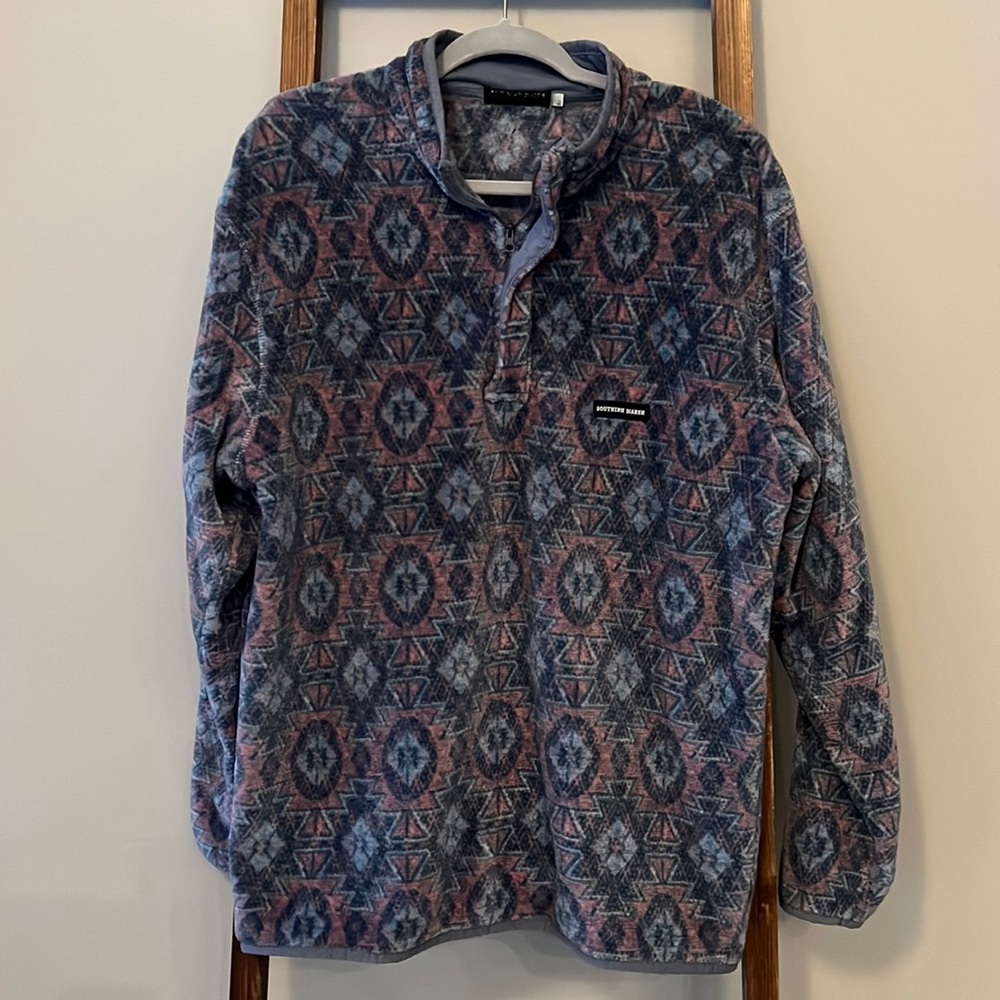 Half zip fleece pull over